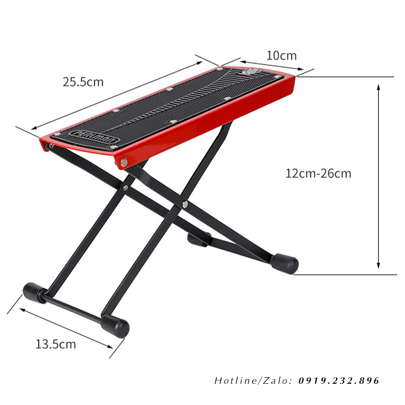 Gác chân học đàn Guitar – Giá để chân – Kê chân chơi Guitar - Loại tốt