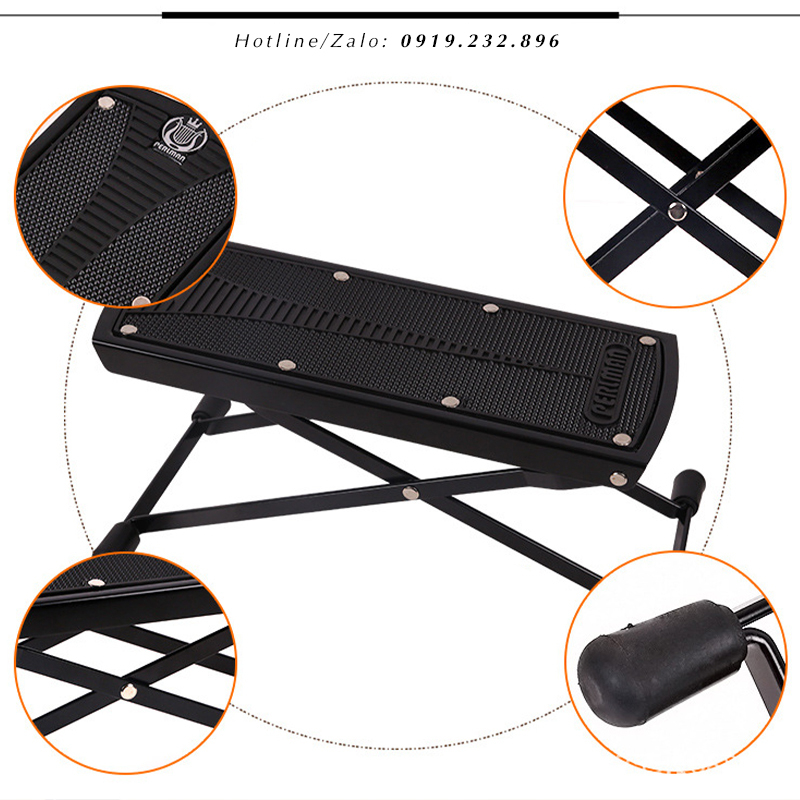 Gác chân học đàn Guitar – Giá để chân – Kê chân chơi Guitar - Loại tốt