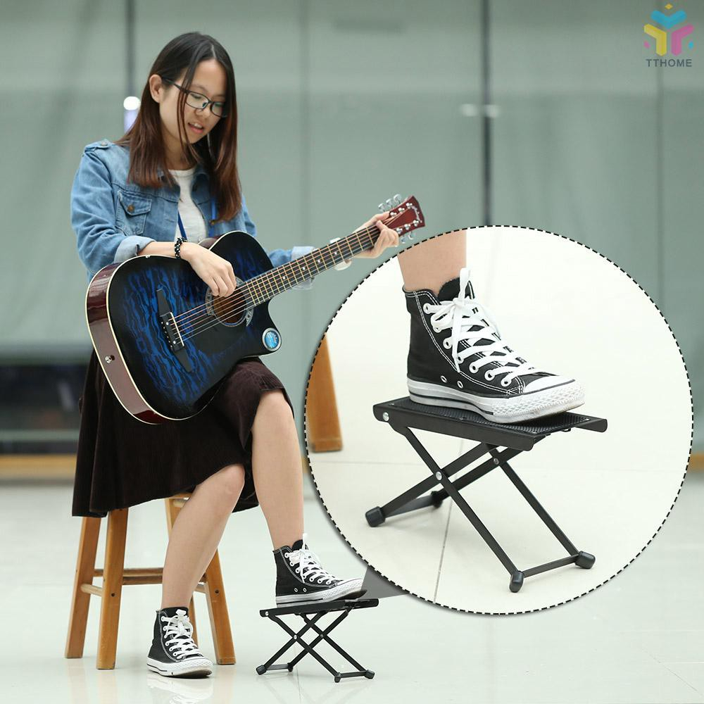 Gác chân học đàn Guitar – Giá để chân – Kê chân chơi Guitar