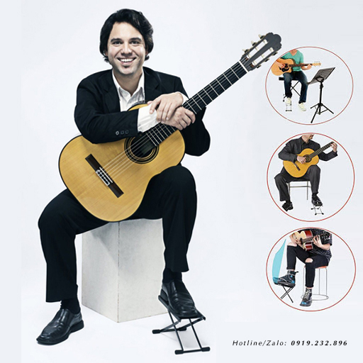 Gác chân học đàn Guitar – Giá để chân – Kê chân chơi Guitar