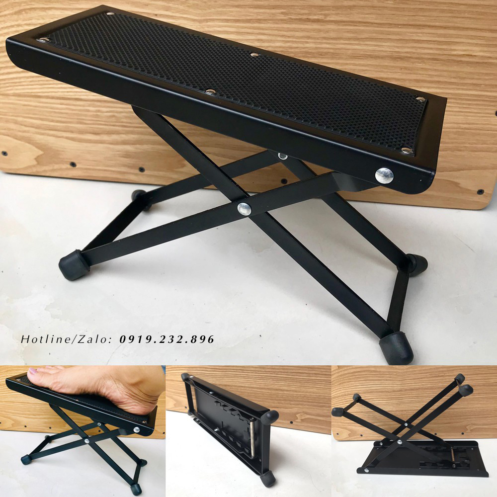Gác chân học đàn Guitar – Giá để chân – Kê chân chơi Guitar