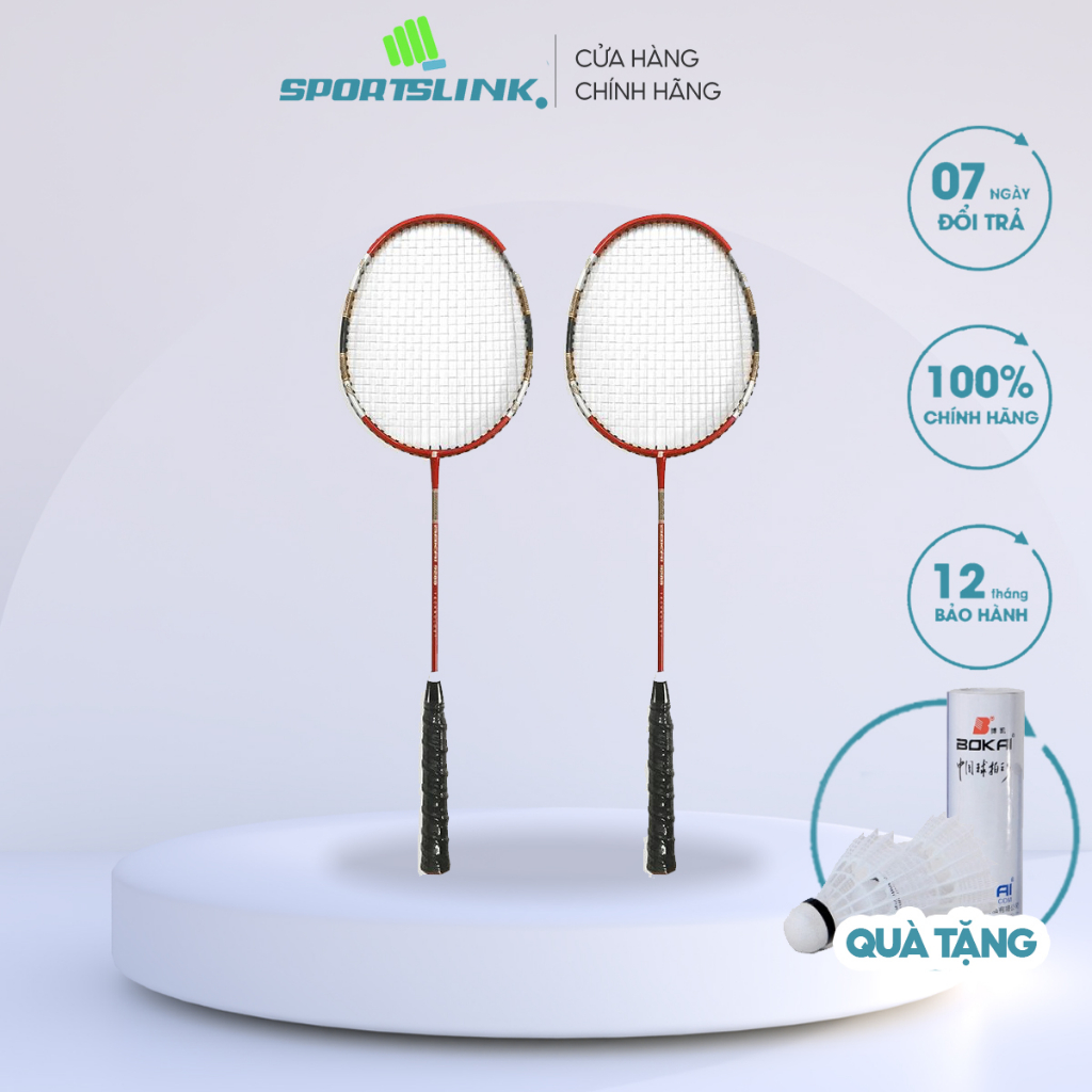 Bộ 2 Vợt Cầu Lông Sợi Cước Bokai BK9288 Sportslink