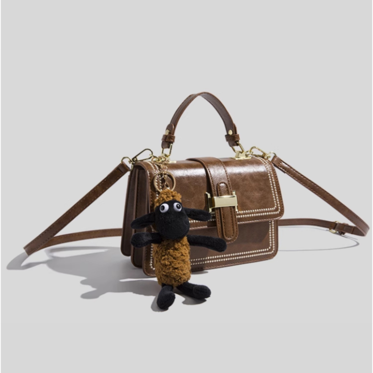 Túi xách nữ, túi xách đeo vai GIRYA M10 thiết kế theo phong cách retro - Túi xách nữ cầm tay túi cao cấp size 22cm