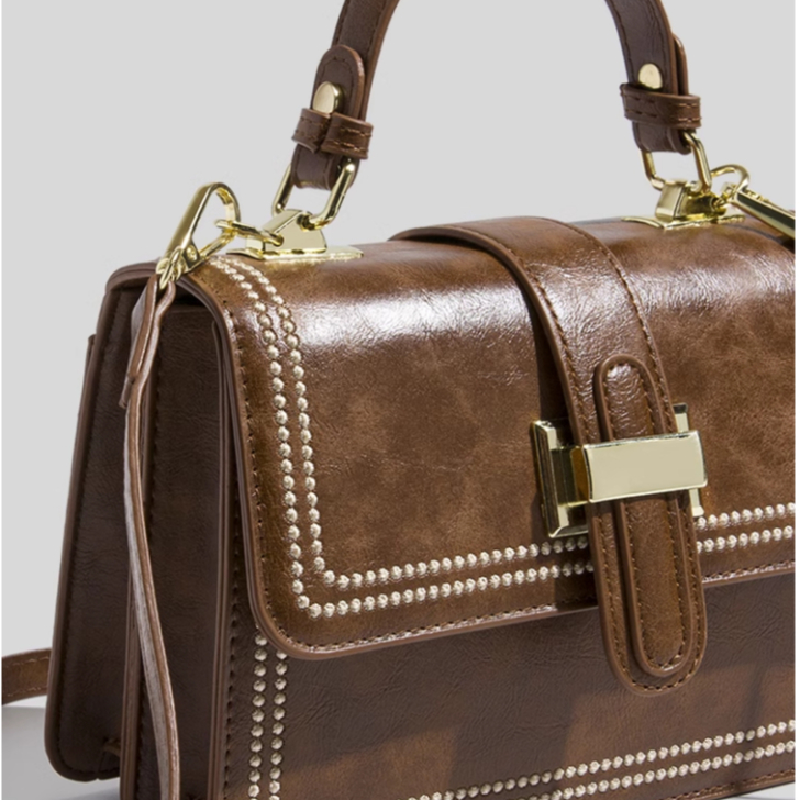 Túi xách nữ, túi xách đeo vai GIRYA M10 thiết kế theo phong cách retro - Túi xách nữ cầm tay túi cao cấp size 22cm