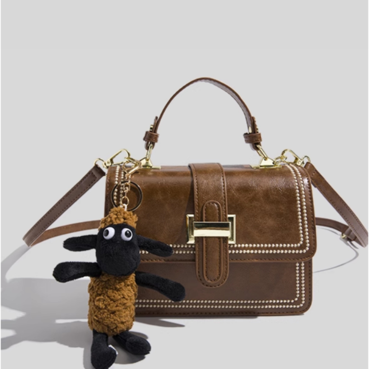 Túi xách nữ, túi xách đeo vai GIRYA M10 thiết kế theo phong cách retro - Túi xách nữ cầm tay túi cao cấp size 22cm