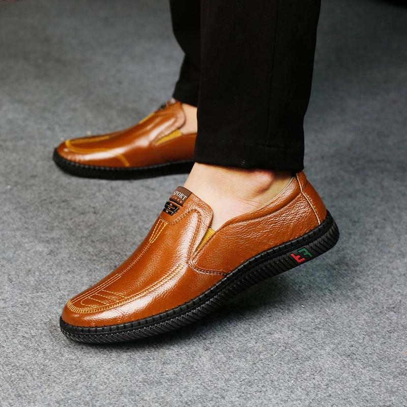 Giày Lười Da Bò Nam Hàng Hiệu AG0307, giày nam da bo cao cấp, giày lười da bo nam bán chạy, giày da bò nam