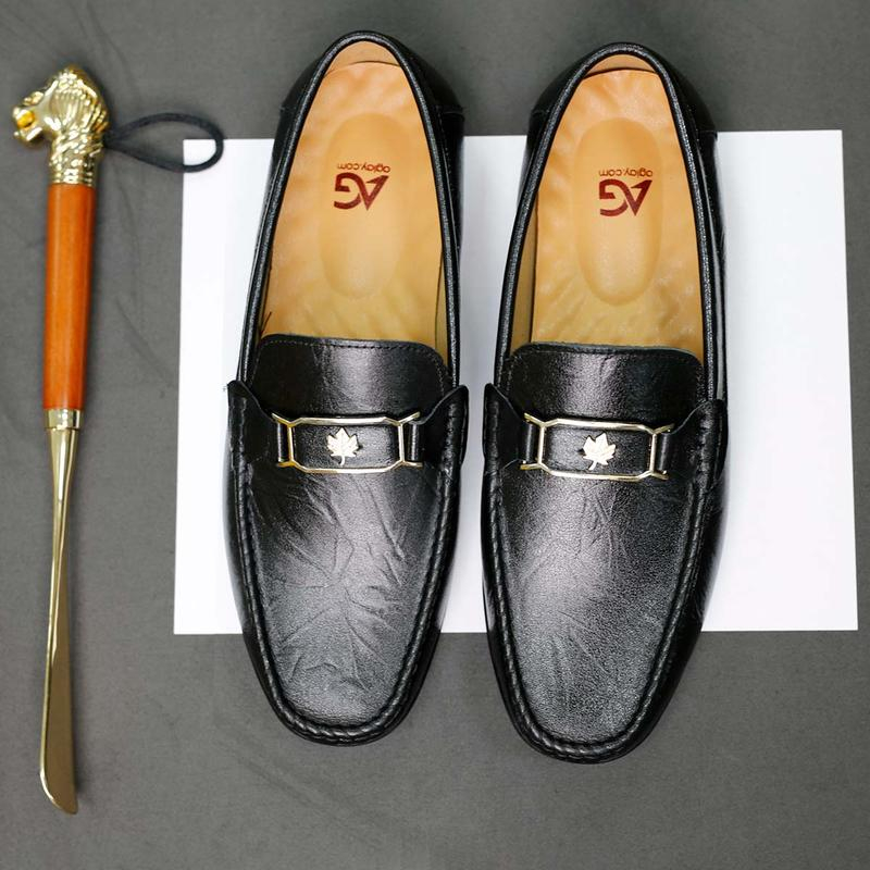 Giày Lười Da Bò Nam Hàng Hiệu AG0306 Mẫu Giày Lười Bán Chạy
