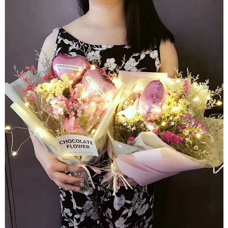 Đèn dây led RGB Trắng ấm 2M 20Led Ánh Sáng Thần Tiên Trang Trí Trong Và Ngoài Nhà