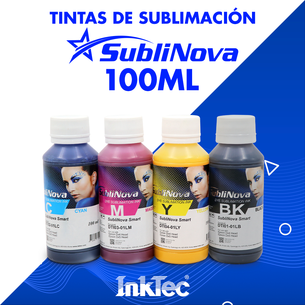 Mực in chuyển nhiệt InkTec Sublinova Smart Hàn Quốc 100ml dùng cho máy in Epson