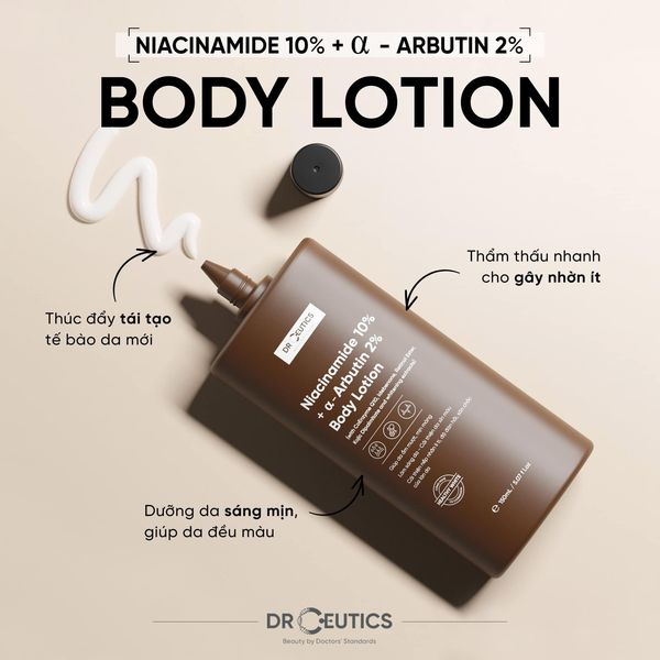 DRCEUTICS Sữa Dưỡng Thể Trắng Da DrCeutics Body Lotion Healthy White