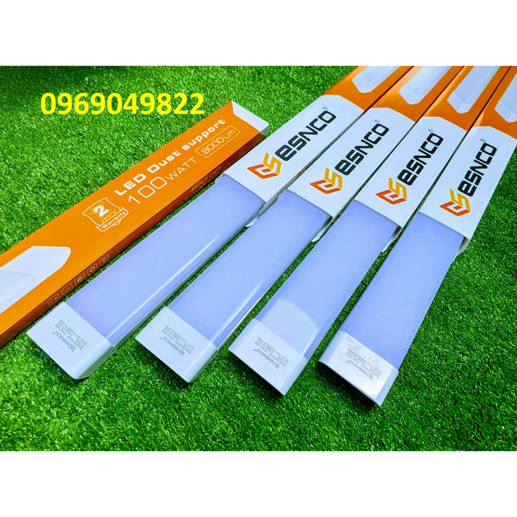 Đèn led bán nguyệt đầu vuông 1m2 100W ESNCO siêu sáng 7000K