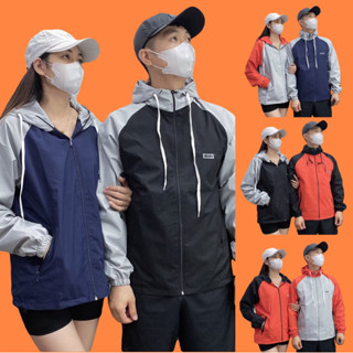 [Ảnh thật 100%] Áo Khoác Gió 2 lớp Nam Nữ Phối Màu Hot 2023 | Chống gió, chống nước, cản tia UV, có túi trong ...