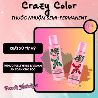  Thuốc Nhuộm Tóc Crazy Color Semi-pernament Hair Dye UK 