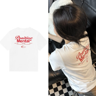 Áo Thun Baby Tee POSITIVE MENTAL 100% Cotton Mẫu Mới 2023dl 250gsm