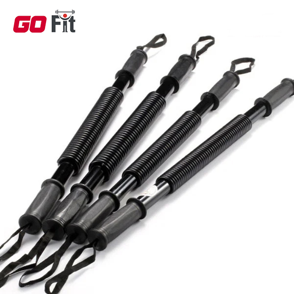 Gậy bẻ tập cơ tay ngực vai- Thanh lò xo tập cơ tay tập Gym lực bẻ 20kg,30kg,40kg,50kg,60kg tập luyện hiệu quả tại nhà