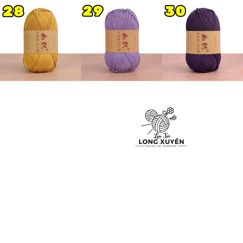 Sợi dệt Ruzhi 2.8mm sợi gai sợi dệt cotton sợi móc túi móc nón