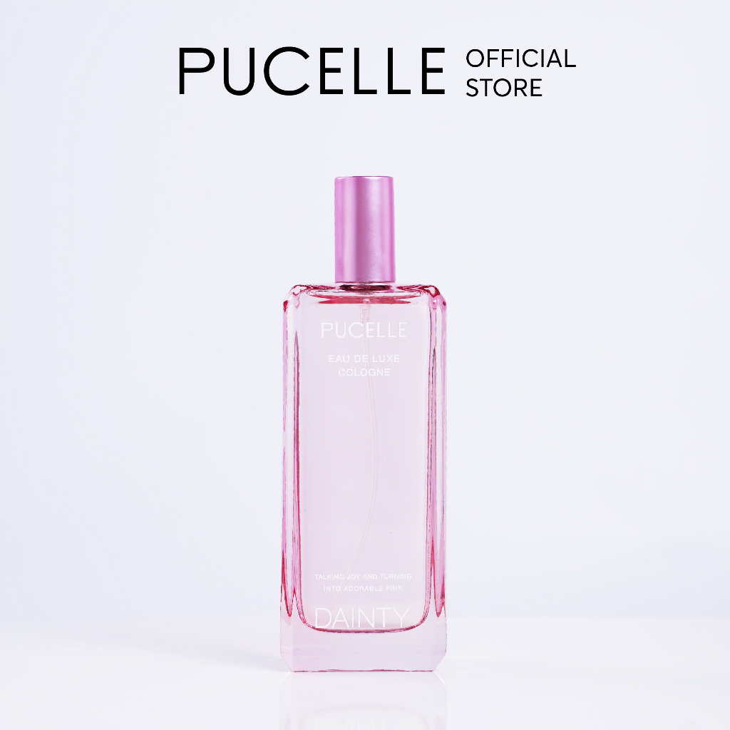 Nước hoa sang trọng nữ tính PUCELLE Eau De Luxe Cologne Dainty 100ml hương Hoa Cỏ và Trái Cây