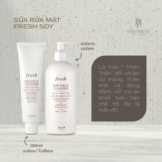 Sữa Rửa Mặt Fresh Soy Face Cleanser 150ml-400ml