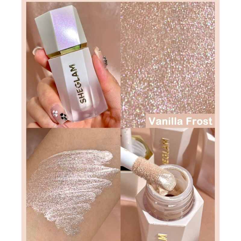 SHEGLAM Công cụ tô sáng Giữ được lâu Không thấm nước Không dễ tẩy trang Ánh nhũ Độ bóng cao