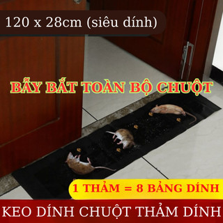 Miếng keo dính chuột siêu dính thảm dán 1m2 chuyên bẫy bắt chuột thông minh hiệu quả cao khang đức