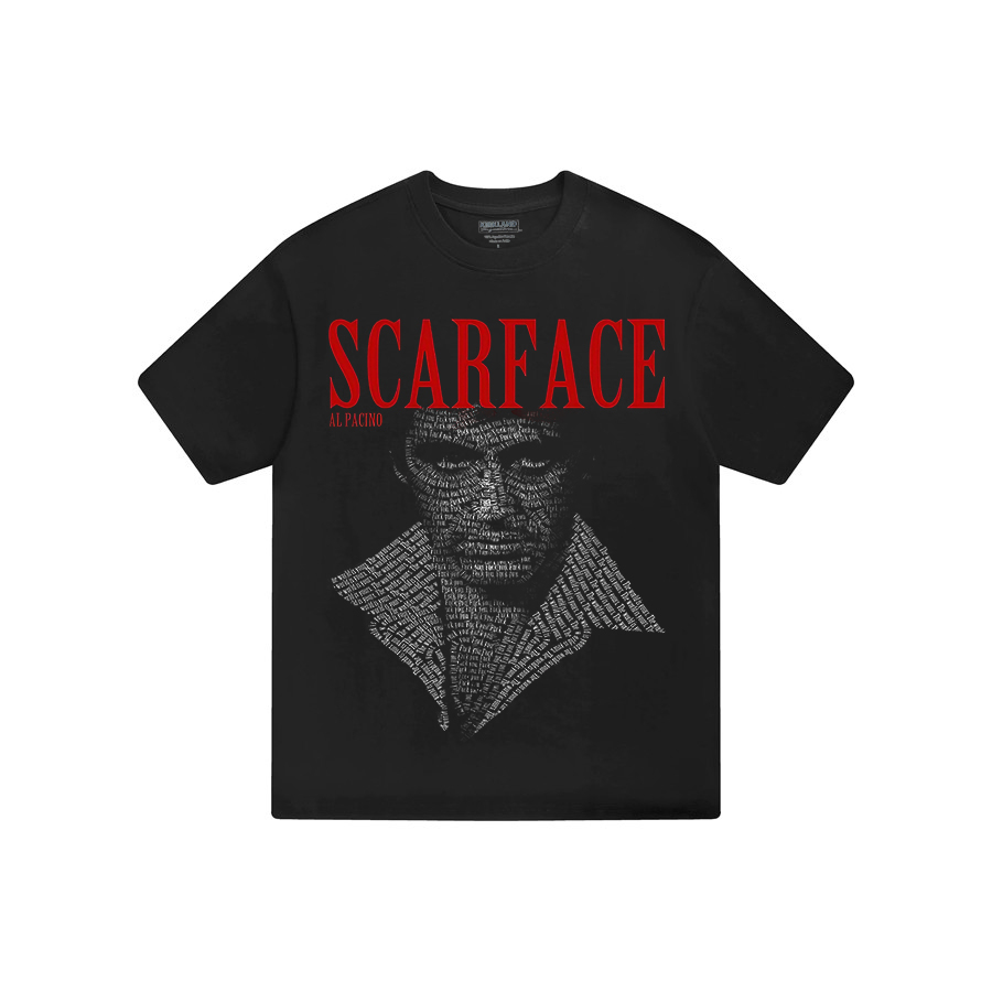 Áo Thun SCARFACE basic ĐEN