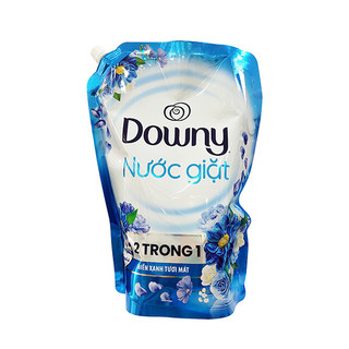 Túi nước giặt Downy 2 trong 1 Hương Biển Xanh Tươi Mát 2kg