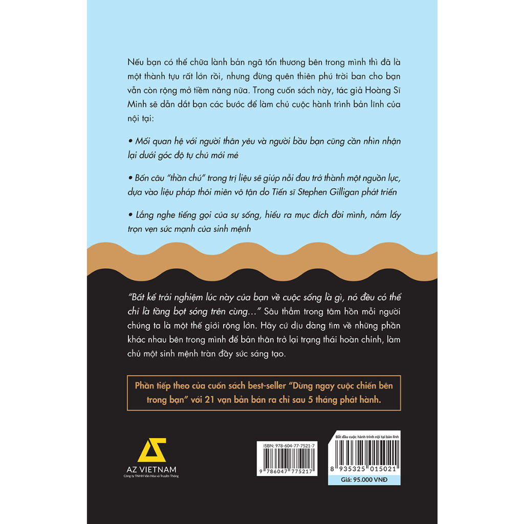 Sách - Bắt Đầu Cuộc Hành Trình Nội Tại Bản Lĩnh - AZ