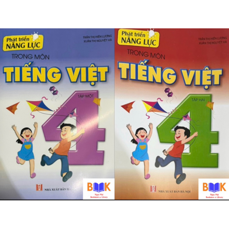 Sách -(Combo 4 cuốn )Phát Triển Năng Lực Trong Môn Tiếng Việt+ Toán Lớp 4