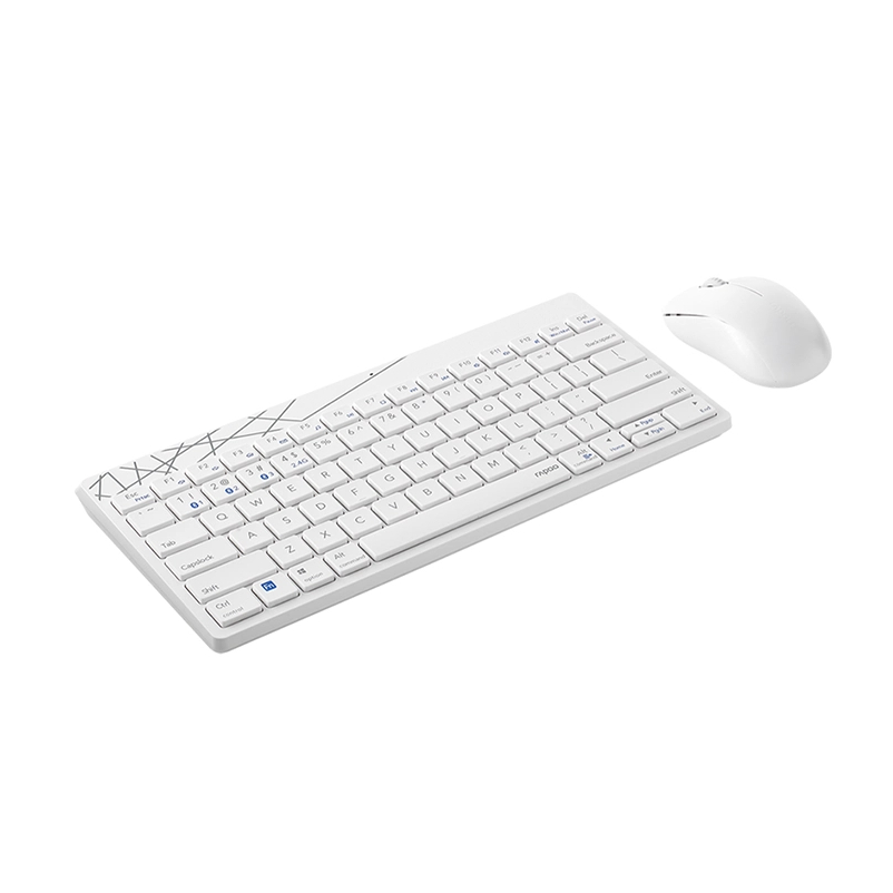 Bộ Phím Và Chuột Không Dây RAPOO 8000M - Hàng Chính Hãng