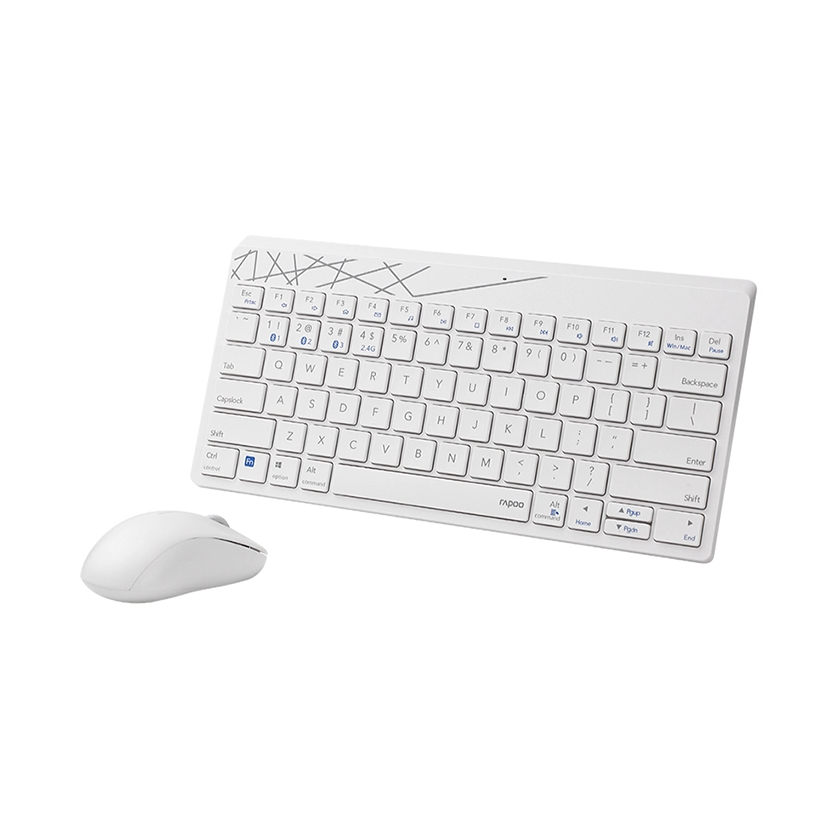 Bộ Phím Và Chuột Không Dây RAPOO 8000M - Hàng Chính Hãng