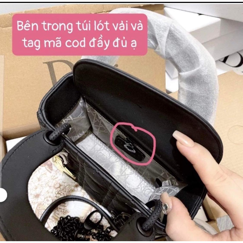 Túi CD Size 21 cm Bản Vip 2 bocx sang sịn đeo chéo cầm tay siêu sang chảnh cho các nàng