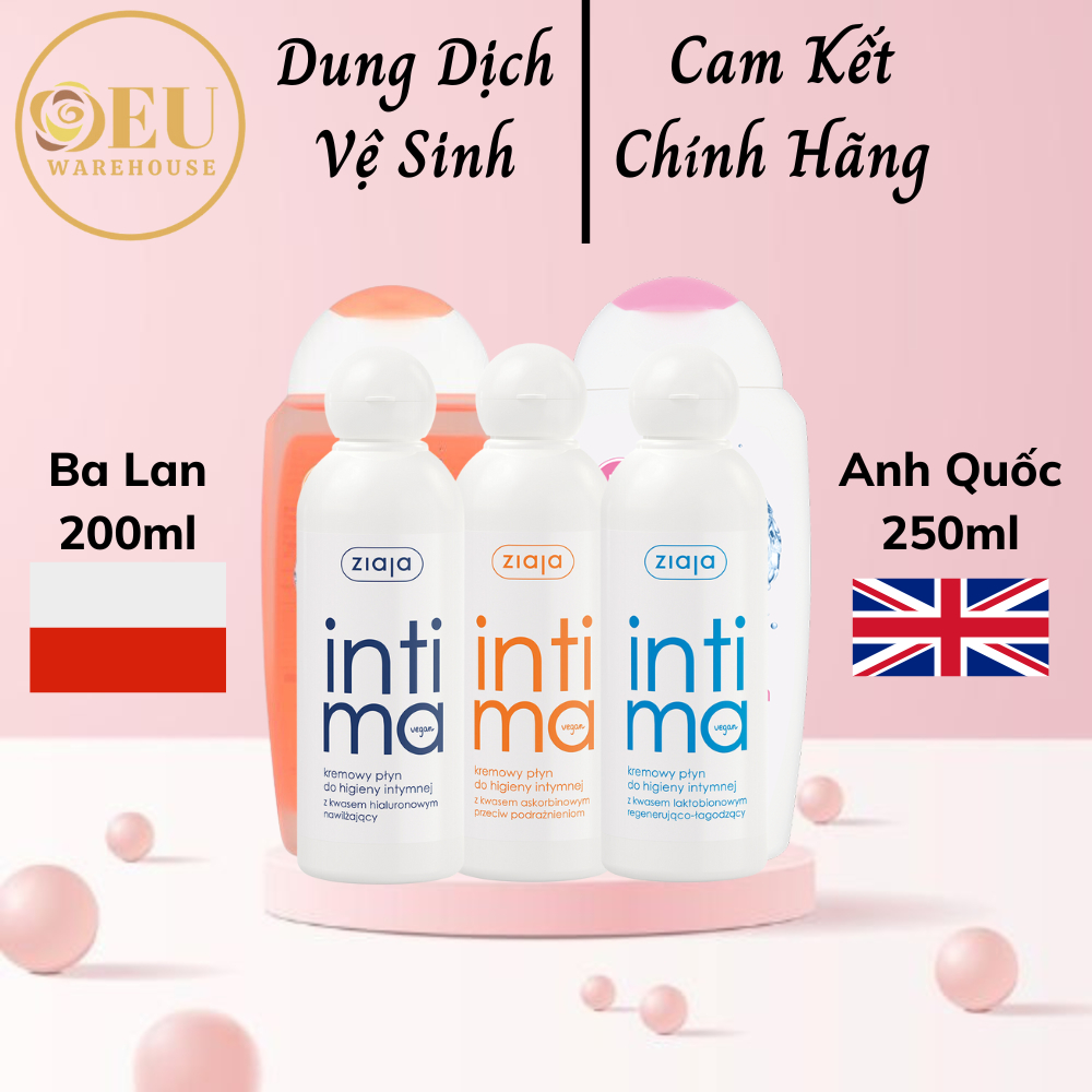 Dung Dịch Vệ Sinh Phụ Nữ Fem Intima Daily / Active / Soothing / Sensitive‎ Wash - Cấp Ẩm - Phục Hồi - Ngừa Nấm Vùng Kín