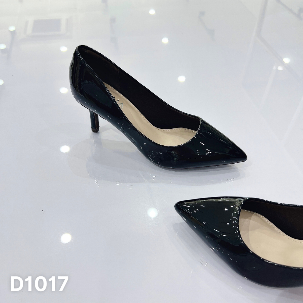 Giày cao gót công sở nữ da bóng 6cm - D1017