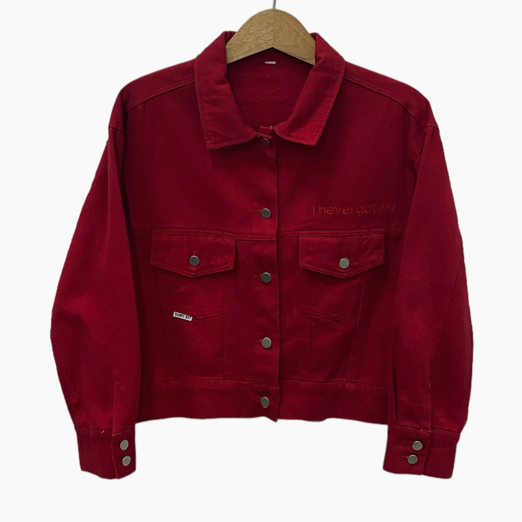 Áo Khoác Jean Tay Dài 2hand Unisex, Áo Khoác Denim Croptop Và Form To Nam Nữ Mùa Hè Secondhand