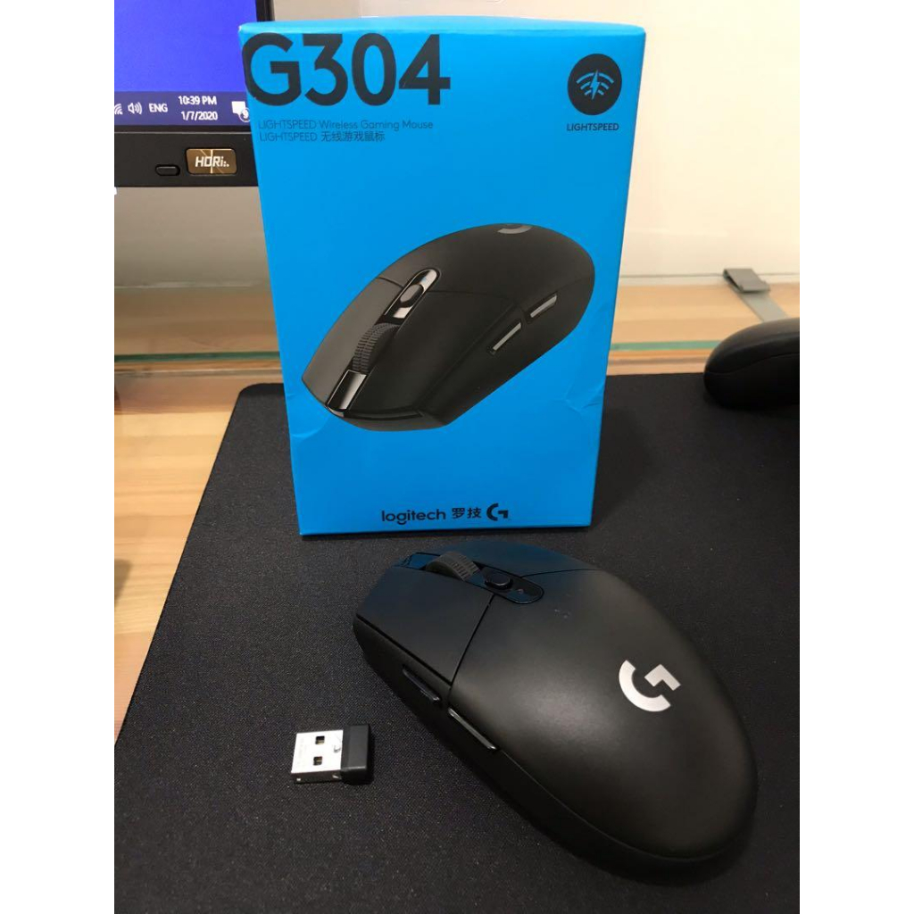 Chuột không dây Logitech G304 Lightspeed - Cảm biến Hero, 12k DPI, 6 nút lập trình