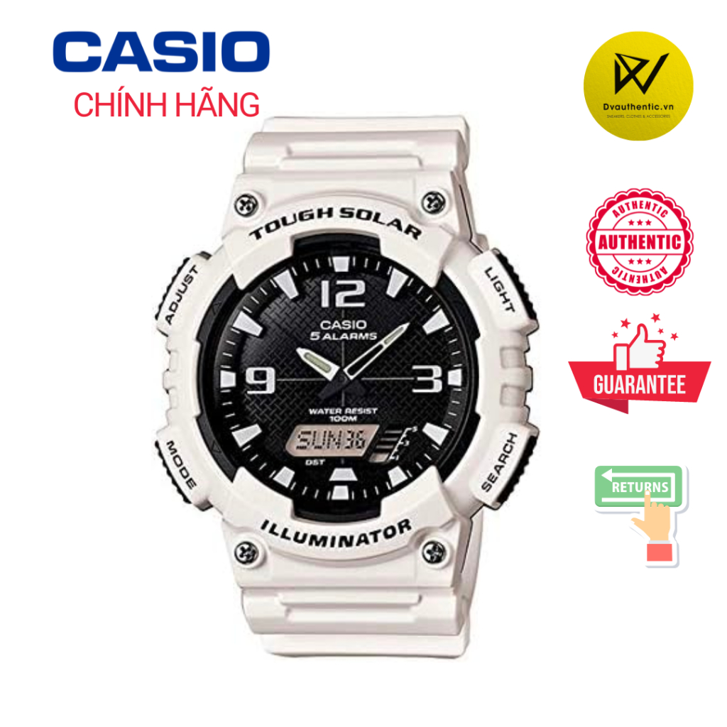 Đồng hồ nam Casio AQ-S810WC-7AVDF kích cỡ 46mm chạy pin năng lượng mặt trời