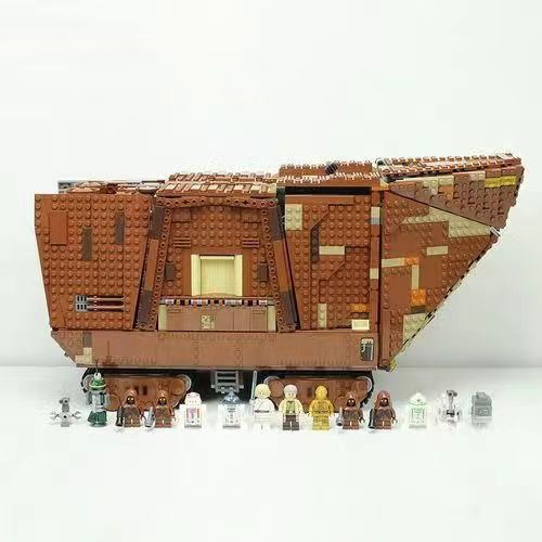 Xếp Hình 75059 80038 Star Wars Xe Rác Phế Liệu Sa Mạc Sandcrawler