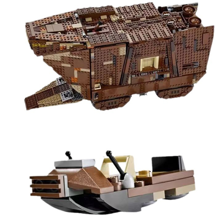 Xếp Hình 75059 80038 Star Wars Xe Rác Phế Liệu Sa Mạc Sandcrawler