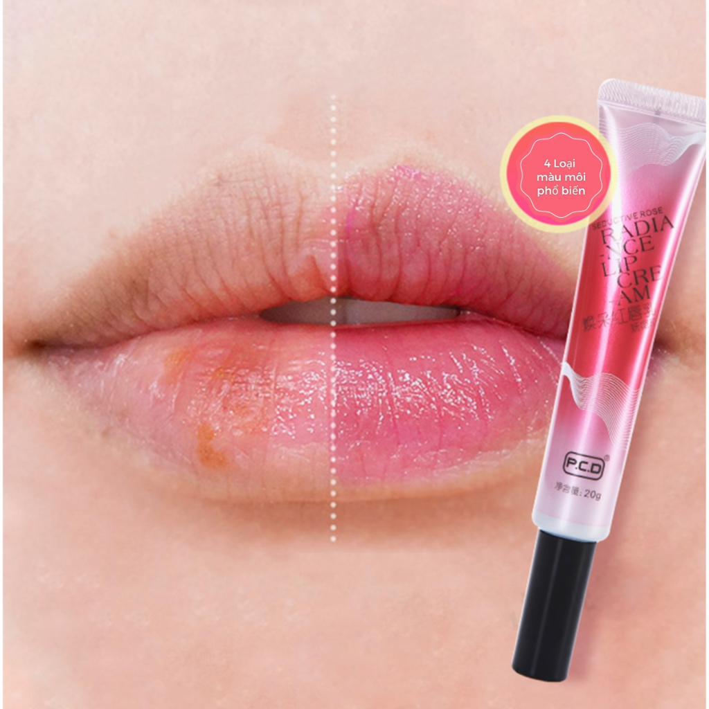Dưỡng kích màu môi PCD 20g Radiance Lip Cream chính hãng, son dưỡng sau xăm