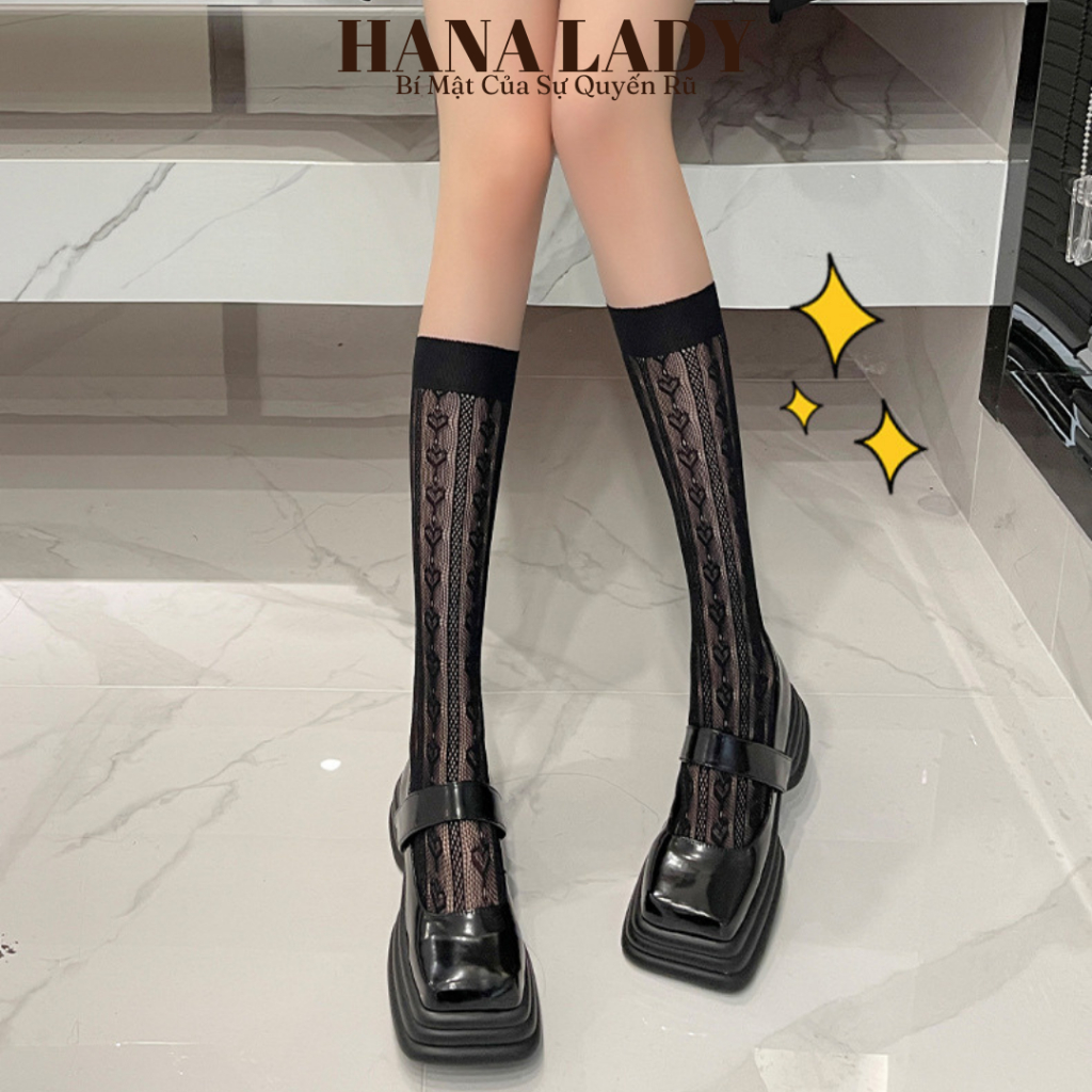 Tất Vớ Lolita - Quần Tất Lưới Xuyên Thấu Cosplay Phong Cách Gothic Xuyên Thấu Quyến Rũ Cho Nữ
