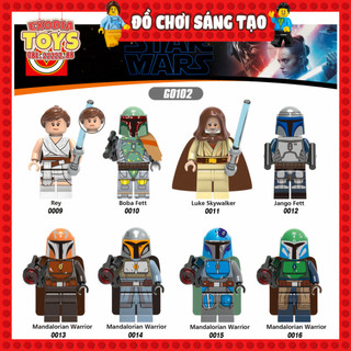 Xếp hình Minifigure nhân vật Star Wars và Chiến Binh Mandalorian - Chiến Tranh Giữa Các Vì Sao - XINH G0102