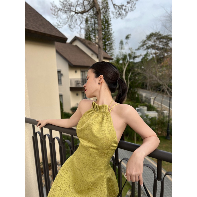 Đầm yếm cột lưng tà A