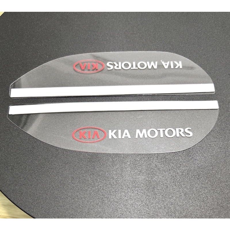 Combo 2 miếng dán vè che mưa gương chiếu hậu có logo theo hãng xe - vè che mưa chống nước hiệu quả