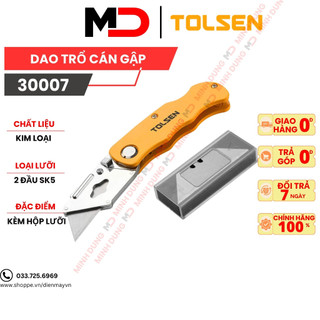 Dao Rọc Công Nghiệp Dạng Xếp Tolsen 30007 - Hàng xuất khẩu Châu Âu dienmayvn