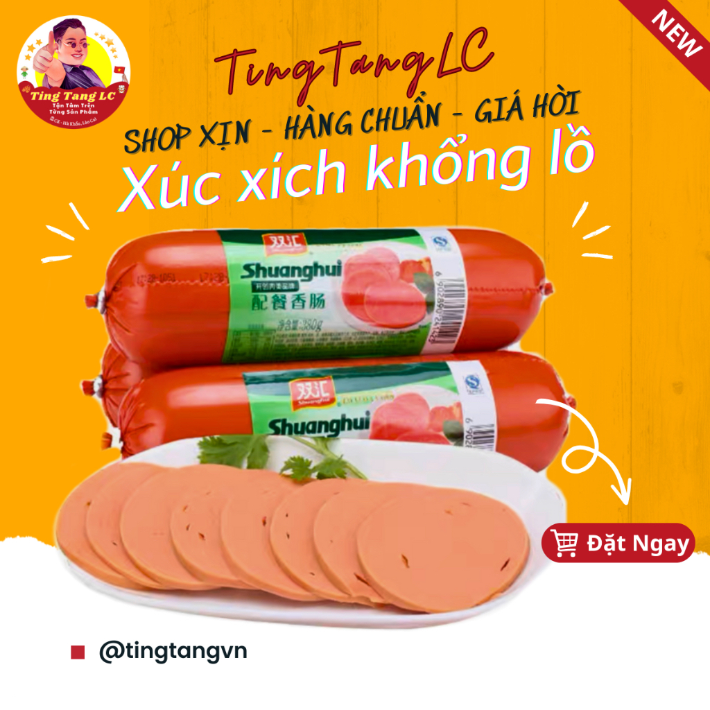 - Xúc xích khổng lồ siêu ngon