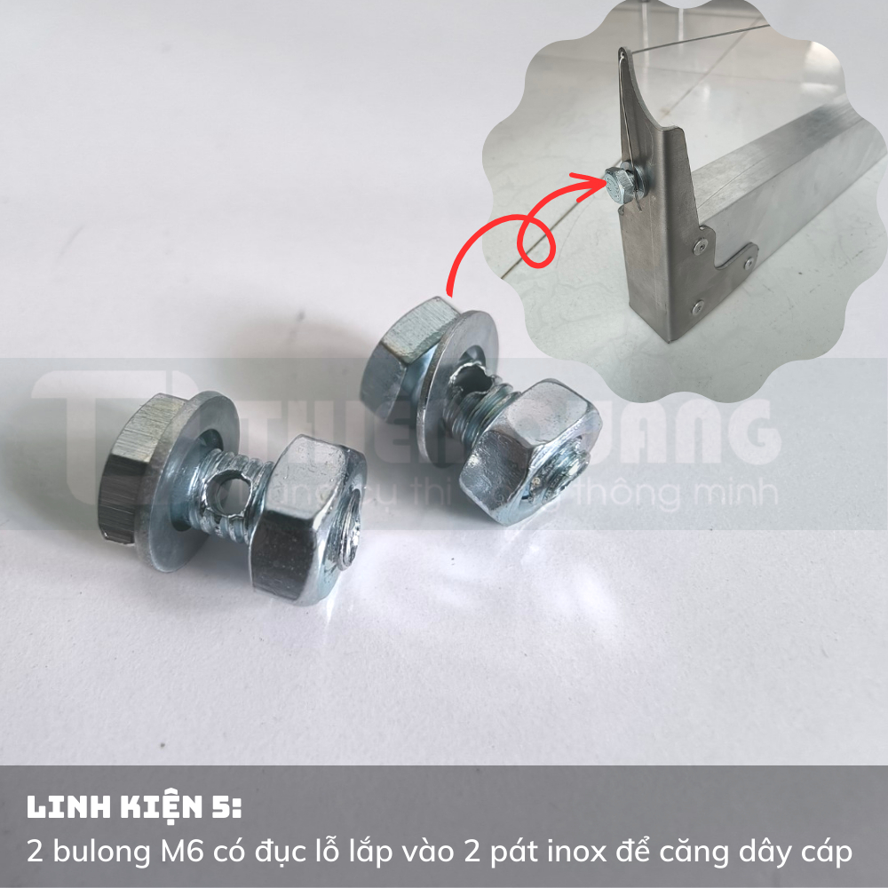 Thước dây gạt vữa cải tiến dài 1 mét - dễ dàng thay thế, sửa chữa