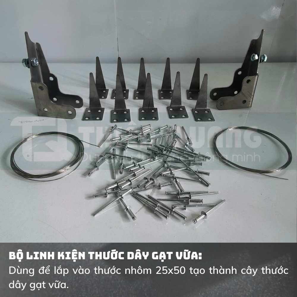 Thước dây gạt vữa cải tiến dài 1 mét - dễ dàng thay thế, sửa chữa