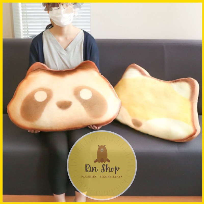 Đệm thú bông Soft Raccoon & Fox Shaped Bread Cushion