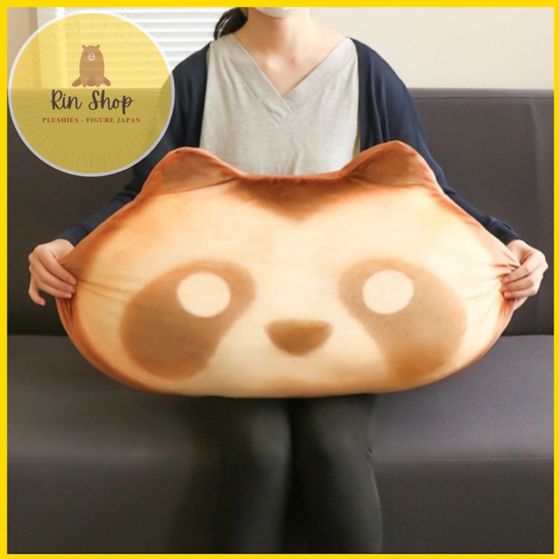 Đệm thú bông Soft Raccoon & Fox Shaped Bread Cushion