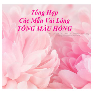 🌻Tông Màu Hồng🌻Vải Thảm Lông Dài xinh xắn dùng chụp ảnh sản phẩm tông màu baby ngọt ngào nhẹ nhàng, Màu Hồng hàng hiếm